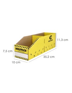 Gaveta carton WOLFPACK 9.5x35x11cm 18020285