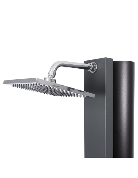 Ducha piscina CRM solar Watermixer Black Edition 30lt negra con lavapies 30WBLACK-GR