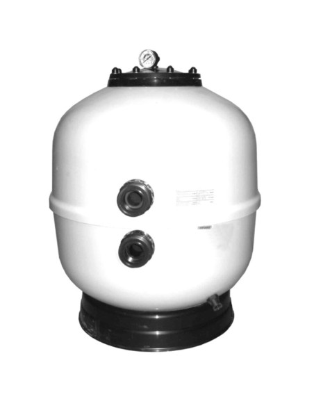 Filtro piscina ASTRAL T/C blanco 500mm 10m3/h c/valvula lateral (20611FP200 +09758)