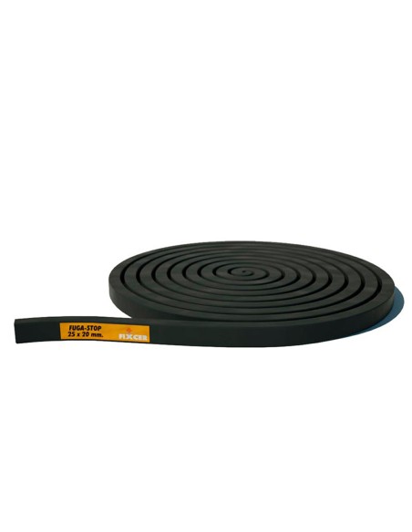 Junta hidroexpansiva FIXCER Fuga-Stop 25x20mm rollo 5mt FU11--1M--0318