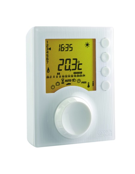 Termostato regulacion digital DELTA DORE Tybox 417 para climatizacion o calefaccion 6053026