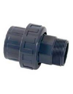 Enlace 3 piezas PVC PRESION mixto M-H 11/2"-50 mm