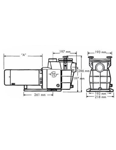 Bomba piscina HAYWARD Superpool 1.50cv mf new...