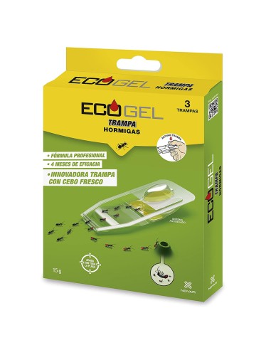 Insesticida ECOGEL hormigas trampa 15gr 4032-2301