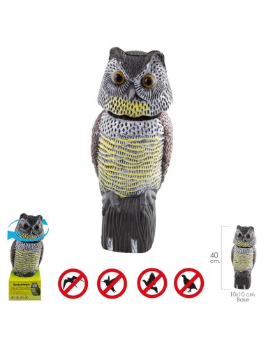 Buho ahuyenta SARTURNIA para pajaros y aves 05120300