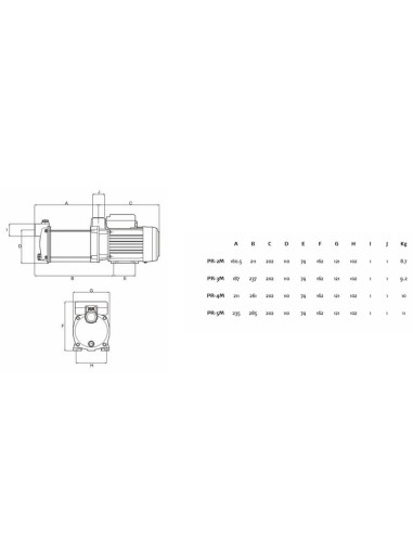 Bomba presion FLUQWATER centrifuga multicelular...