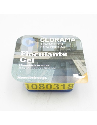 Clarificante agua piscina CLORAMA gel pastilla 90gr 119753U (BSA)