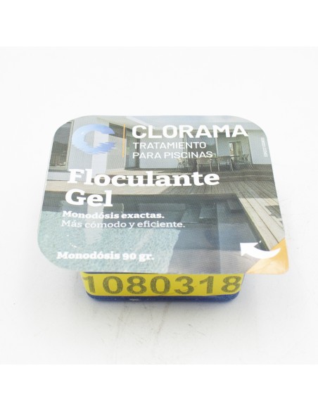 Clarificante agua piscina CLORAMA gel pastilla 90gr 119753U (BSA)