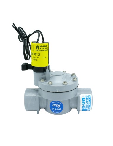 Electrovalvula riego 1"      H-H PVC HIT  9V