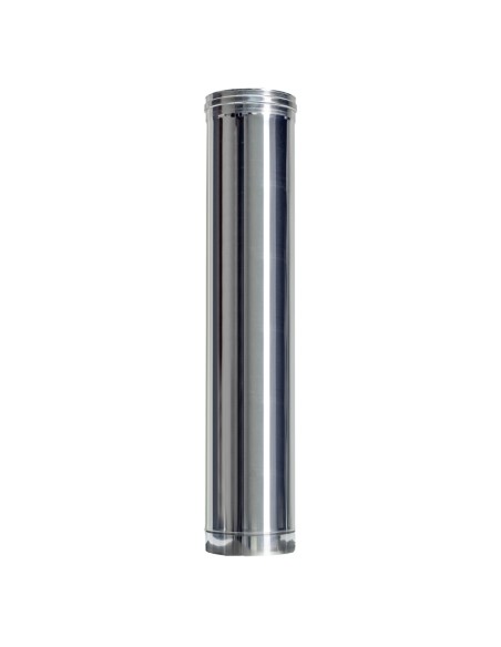 Tubo chimenea simple inox 250mm EXOJO Exoinox SW 316L modulo 1000mm TI250316