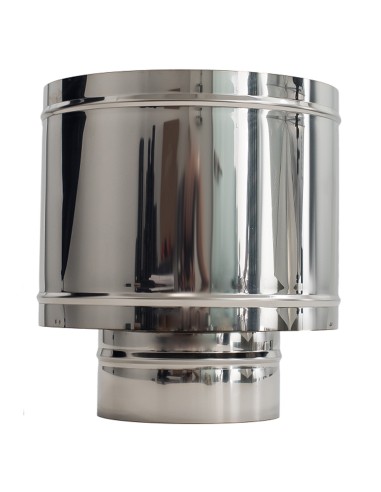 Sombrero chimenea simple inox 250mm EXOJO...