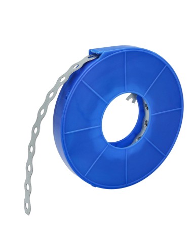 Cinta perforada WOLFPACK fleje 16mm rollo 10mt...