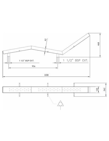 Cama hidromasaje ASTRAL hormigon mod  simple...