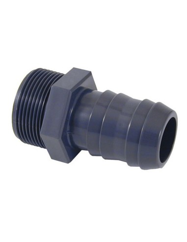 Espiga PVC-U rosca M 1½" espiga M 38mm CEPEX 02224