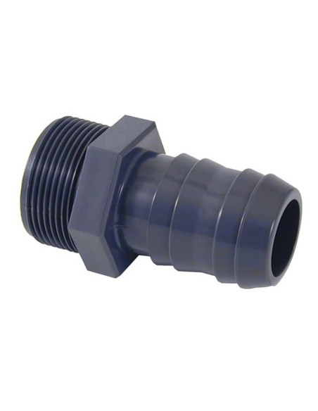 Espiga PVC-U rosca M 1½" espiga M 38mm CEPEX 02224