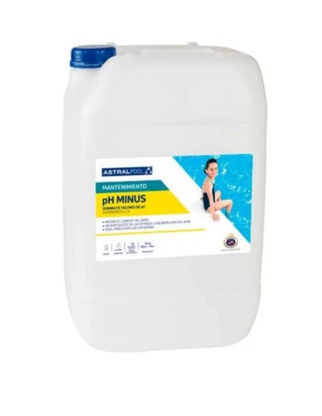 Reductor PH liquido 20lt sulfurico ASTRAL 73674 (Astral 15)     USO DOMESTICO