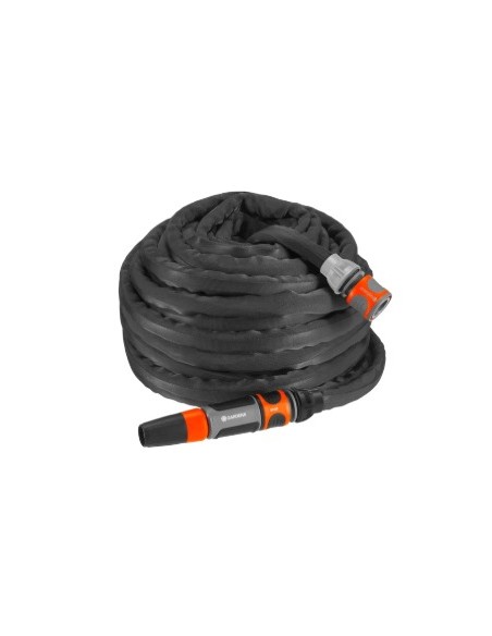 Manguera jardin 13mm GARDENA textil Liano 20m 18434-20 +kit