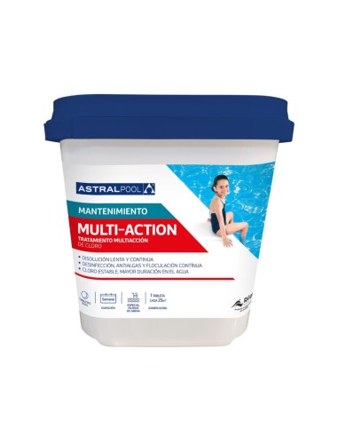 Cloro tabletas ASTRAL Triplex-250 5kg T-250gr...