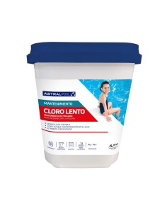 Cloro granulado lento ASTRAL tricloro 5kg 11405 (Astral...
