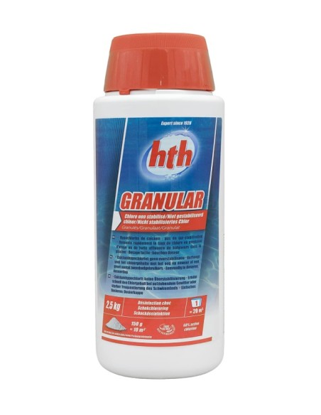 Cloro rapido HTH granulado Granular   2.5kg no estabilizado gama roja 30032