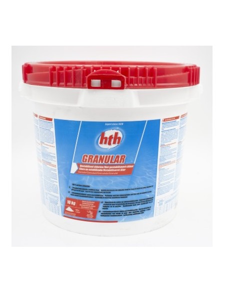 Cloro granulado HTH Granular 10kg Gama Roja 30736