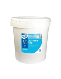 Cloro tabletas ACTI Action 5 Tab 25kg T-200gr ACT-500-7042