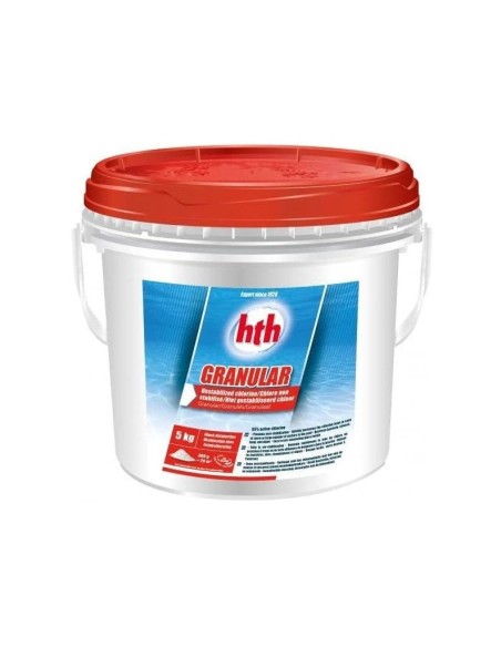 Cloro rapido HTH granulado Granular   5kg    no estabilizado gama roja 0020511