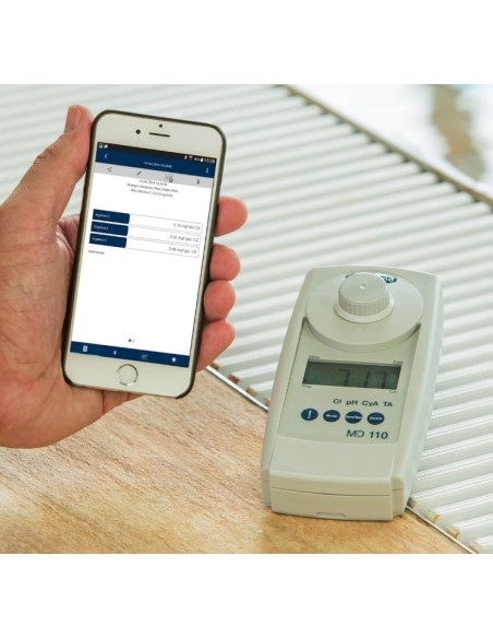 Analizador digital LOVIBOND fotometro portatil MD110 6 en 1 con bluetooth 2980902