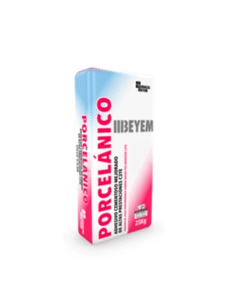 Cemento C2TES1 25kg BEYEM Porcelanico - Gris