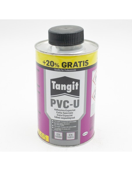 Pegamento PVC-U TANGIT 500ml con pincel + 100gr 1290556