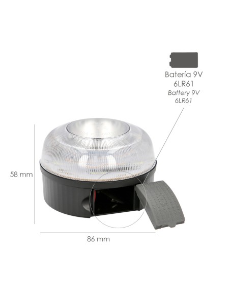 Luz emergencia WOLFPACK baliza V16 190471900