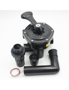 Valvula selectora filtro piscina SUPERPOOL lateral 6 vias...