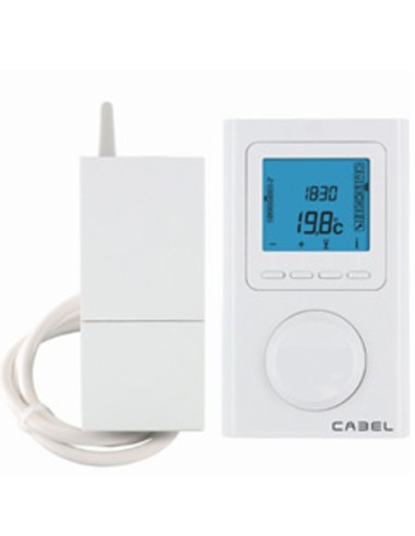 Cronotermostato digital inalambrico CABEL via...