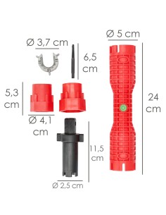 Llave grifos WOLFPACK multifuncion 02160799 2