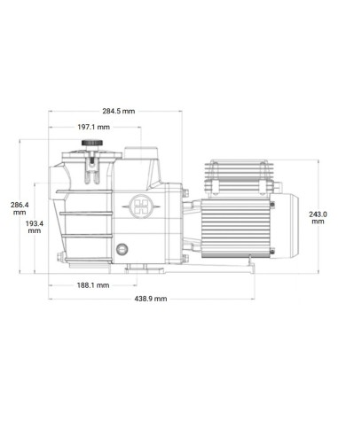 Bomba piscina HAYWARD Max Flo 0.50cv mf...