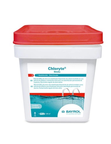 Cloro tabletas BAYROL Chloryte Stick 4.50kg...