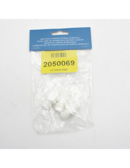 Machon osmosis/purificador M-M ¼"-¼" HW para union portacartucho (bolsa 3und) OI-0208-04B