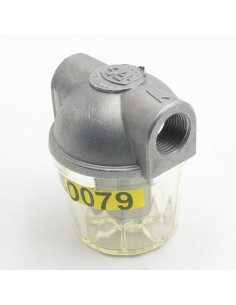 Filtro gasoil caldera FAG H-H  3/8" transparente OF010PL-E 2