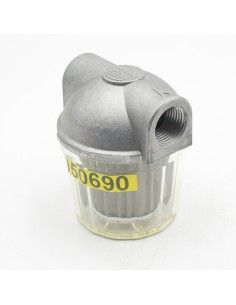 Filtro gasoil caldera FAG H-H 1/2" transparente OF015PL 2