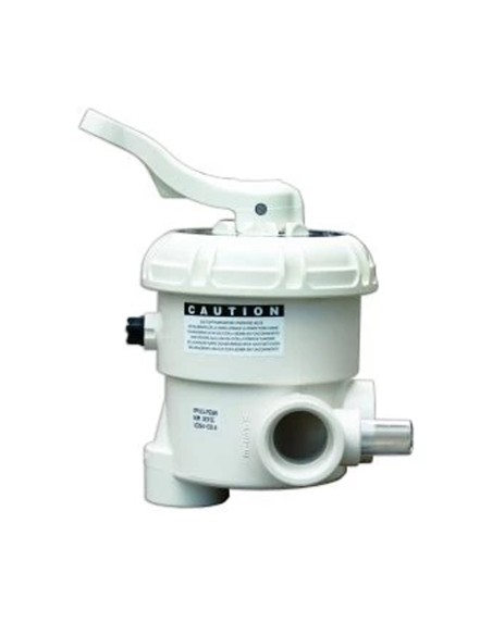 Valvula selectora filtro piscina ASTRAL lateral 2"     6 vias Blanca Midas con enlaces FVM020