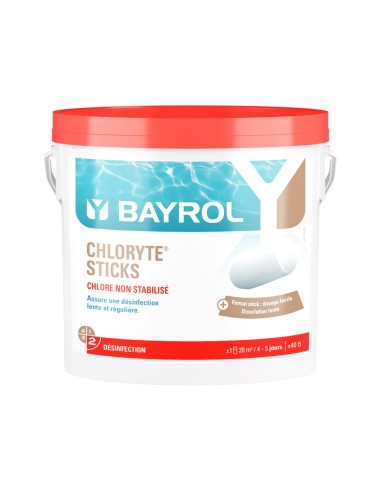Cloro tabletas BAYROL Chloryte Stick 4.50kg...