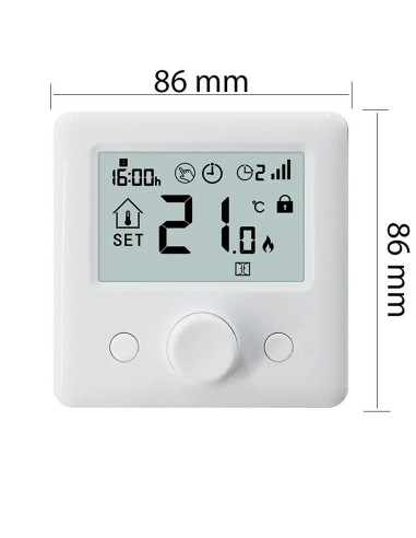 Cronotermostato digital cable FERCO frio/calor...