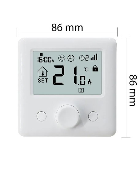 Cronotermostato digital cable FERCO frio/calor superficie CM1P