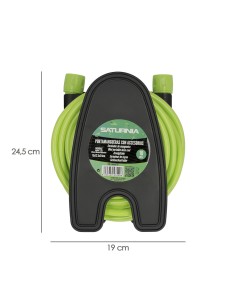 Portamanguera mural SATURNIA con 10mt manguera y pistola... 2