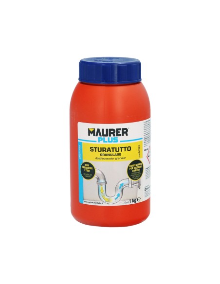 Desatascador granulado MAURER Profesional 1kg 08324250