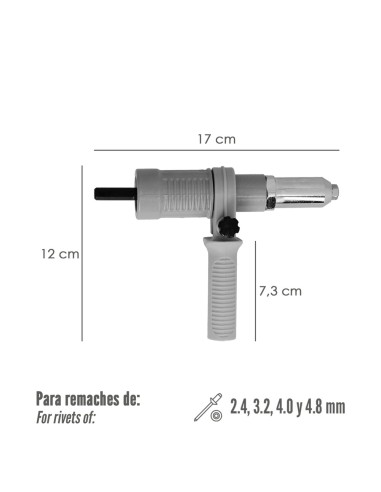 Kit remachadora para taladro WOLFPACK 02320163