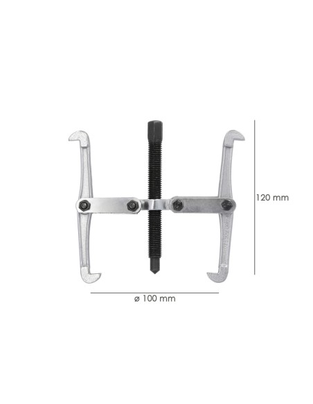 Extractores rodamientos WOLFPACK interiores/exteriores 2 brazos D.100mm 4" 02160855