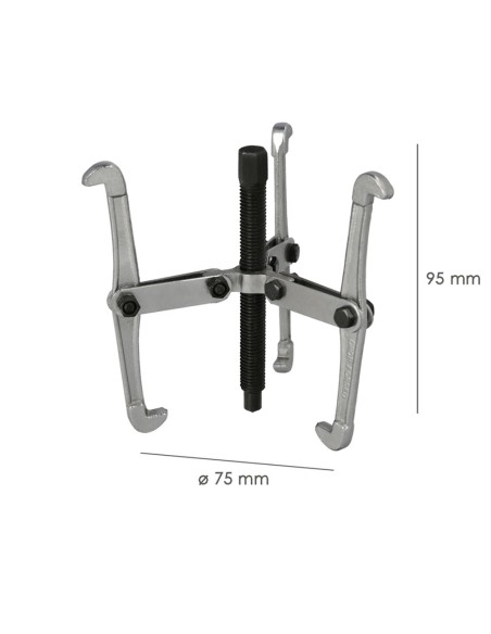 Extractores rodamientos WOLFPACK interiores/exteriores 3 brazos D.75mm 3" 02160865