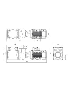 Bomba piscina PSH FDN-3000 FDN-23 12.5cv tf IE3 2