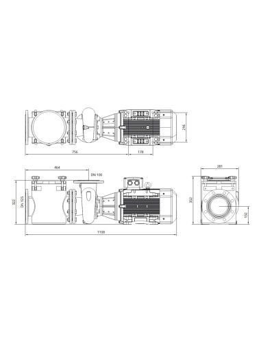Bomba piscina PSH FDN-3000 FDN-24 15cv     tf...